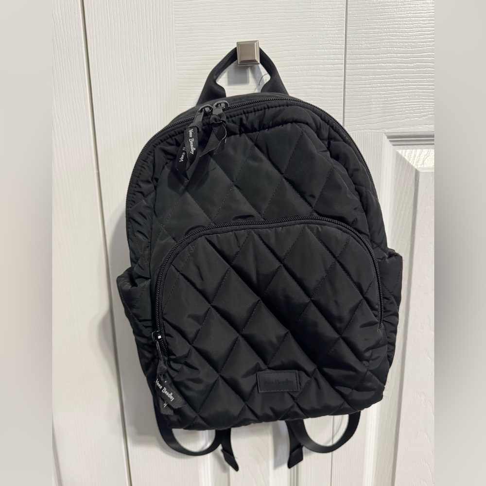 Vera Bradley Classic Black Mini Backpack